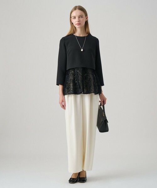 ANAYI / アナイ シャツ・ブラウス | テープチュール刺繍レイヤード プルオーバー | 詳細14