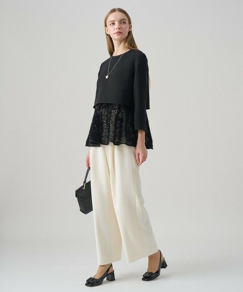 ANAYI / アナイ シャツ・ブラウス | テープチュール刺繍レイヤード プルオーバー | 詳細15