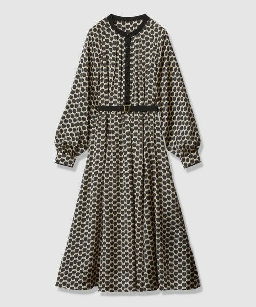 ANAYI / アナイ ロング・マキシ丈ワンピース | メーレプリントラグランバイカラー ワンピース | 詳細19