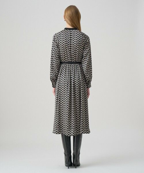 ANAYI / アナイ ロング・マキシ丈ワンピース | メーレプリントラグランバイカラー ワンピース | 詳細14