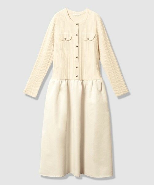 ANAYI / アナイ ミニ丈・ひざ丈ワンピース | グログランコンビベルト付き ワンピース | 詳細7