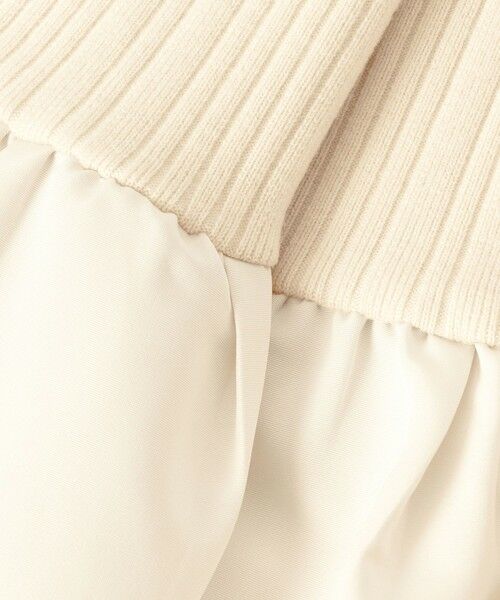 ANAYI / アナイ ミニ丈・ひざ丈ワンピース | グログランコンビベルト付き ワンピース | 詳細10