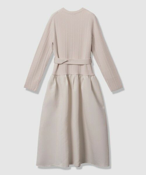 ANAYI / アナイ ミニ丈・ひざ丈ワンピース | グログランコンビベルト付き ワンピース | 詳細6