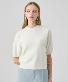 ANAYI / アナイ ニット・セーター | 【セットアップ対応商品】リップルビーズ プルオーバー