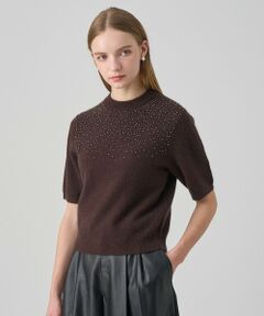 ANAYI / アナイ ニット・セーター | 【セットアップ対応商品】リップルビーズ プルオーバー