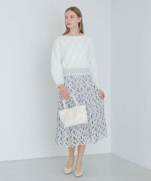 ANAYI / アナイ ニット・セーター | フェザージャガードビジュー プルオーバー | 詳細5