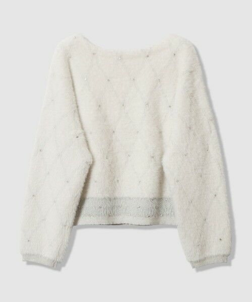 ANAYI / アナイ ニット・セーター | フェザージャガードビジュー プルオーバー | 詳細7