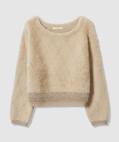ANAYI / アナイ ニット・セーター | フェザージャガードビジュー プルオーバー | 詳細14