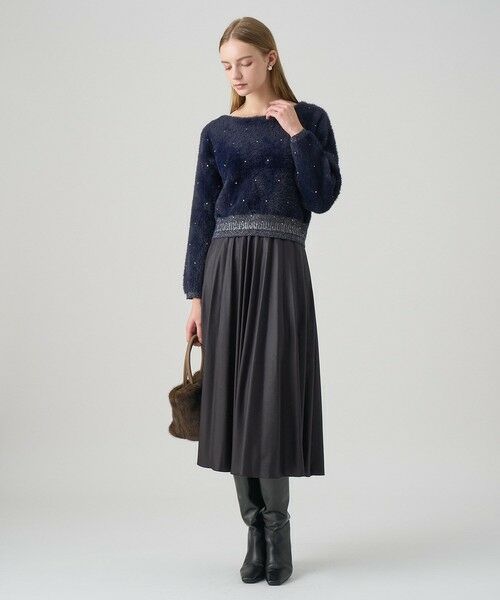 ANAYI / アナイ ニット・セーター | フェザージャガードビジュー プルオーバー | 詳細19