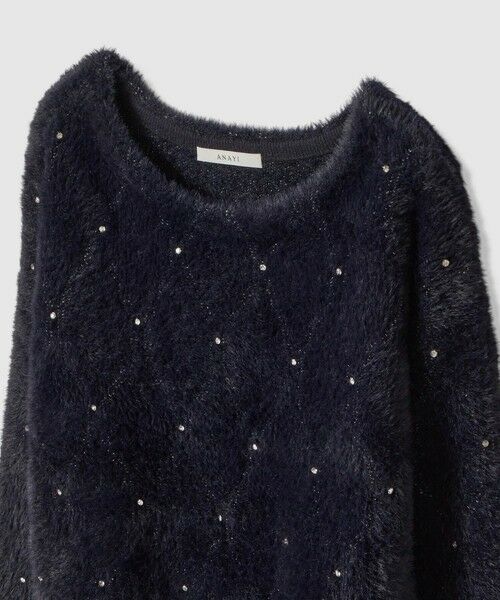 ANAYI / アナイ ニット・セーター | フェザージャガードビジュー プルオーバー | 詳細23