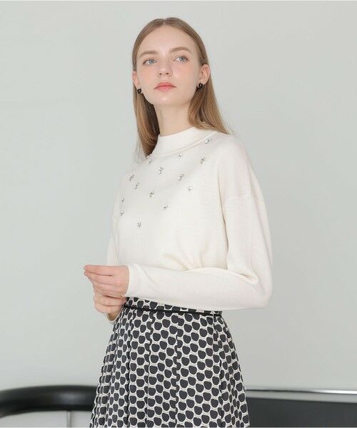 ANAYI / アナイ ニット・セーター | メーレエンブロイダリー プルオーバー | 詳細1