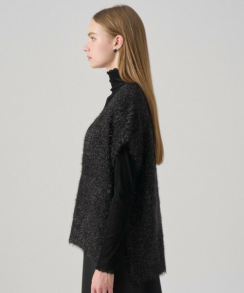 ANAYI / アナイ ニット・セーター | ラメシャギーＶネックジレ | 詳細10
