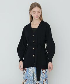 ANAYI / アナイ カーディガン・ボレロ | メリノウールベルト付き カーディガン