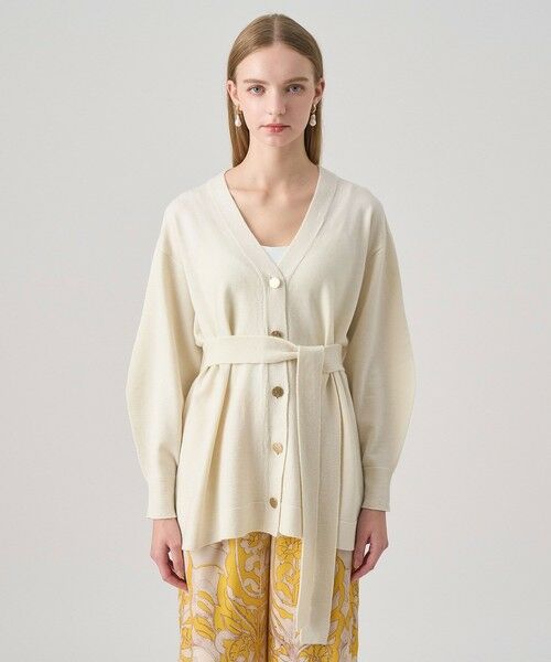 ANAYI / アナイ カーディガン・ボレロ | メリノウールベルト付き カーディガン | 詳細1