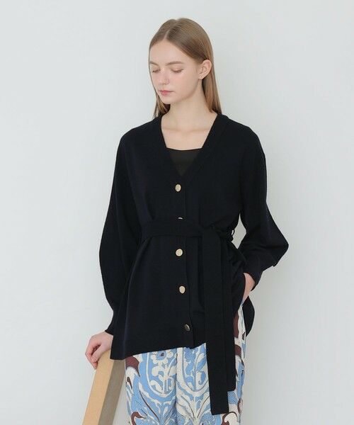 ANAYI / アナイ カーディガン・ボレロ | メリノウールベルト付き カーディガン | 詳細14