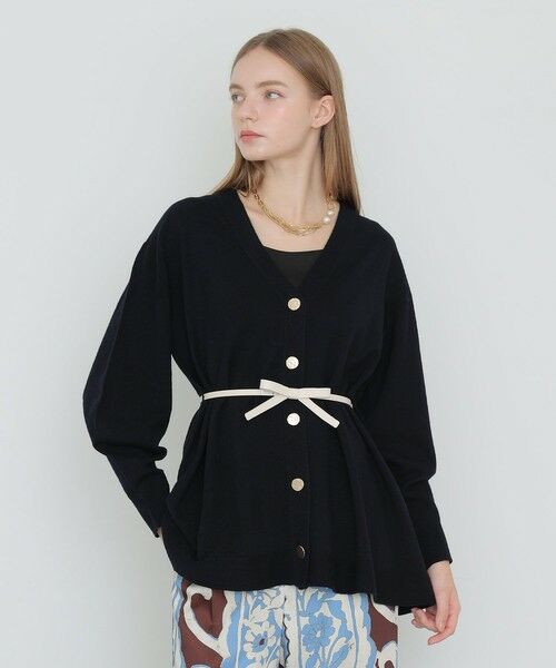 ANAYI / アナイ カーディガン・ボレロ | メリノウールベルト付き カーディガン | 詳細12