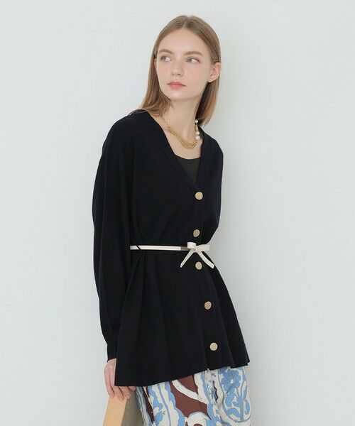 ANAYI / アナイ カーディガン・ボレロ | メリノウールベルト付き カーディガン | 詳細13