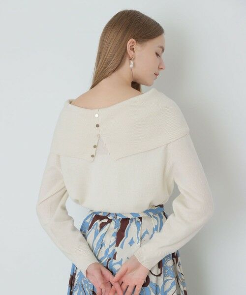 ANAYI / アナイ ニット・セーター | メリノウールオフショルダー プルオーバー | 詳細2