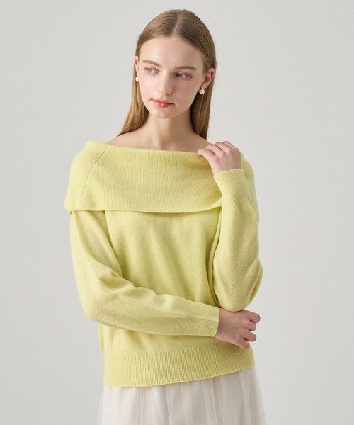 ANAYI / アナイ ニット・セーター | メリノウールオフショルダー プルオーバー | 詳細9