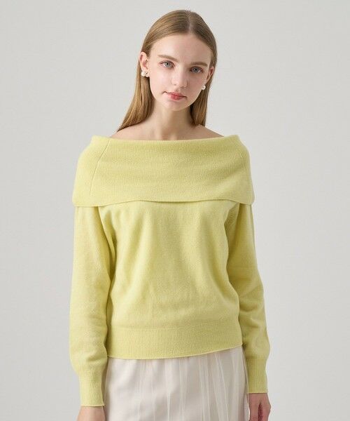 ANAYI / アナイ ニット・セーター | メリノウールオフショルダー プルオーバー | 詳細10