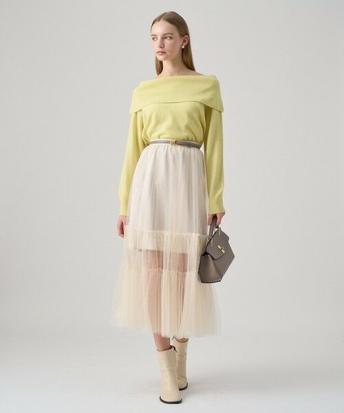 ANAYI / アナイ ニット・セーター | メリノウールオフショルダー プルオーバー | 詳細12