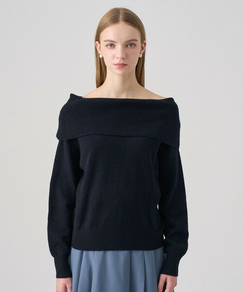 ANAYI / アナイ ニット・セーター | メリノウールオフショルダー プルオーバー | 詳細16
