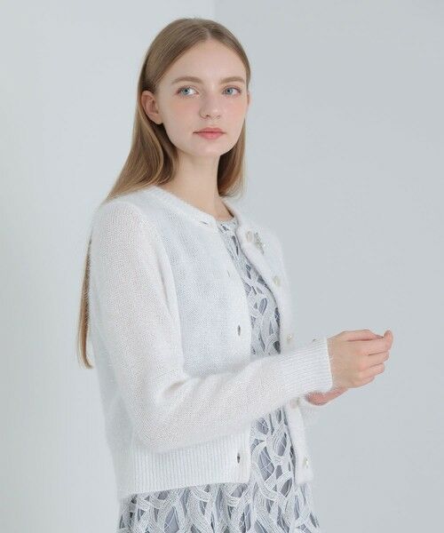 ANAYI / アナイ カーディガン・ボレロ | ラメシャギークルー カーディガン | 詳細1