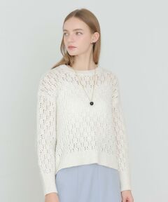 ANAYI / アナイ ニット・セーター | ダイヤレースワイド プルオーバー