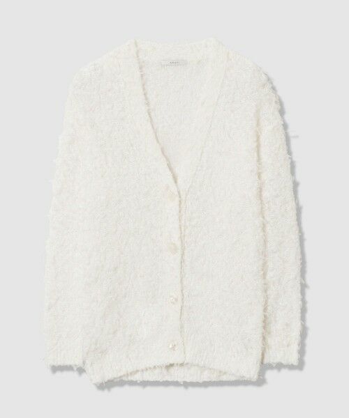 ANAYI / アナイ カーディガン・ボレロ | チュールシャギーVネックカーディガン | 詳細7