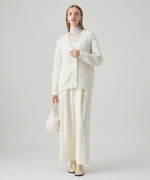 ANAYI / アナイ カーディガン・ボレロ | チュールシャギーVネックカーディガン | 詳細5
