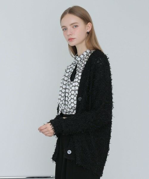 ANAYI / アナイ カーディガン・ボレロ | チュールシャギーVネックカーディガン | 詳細12