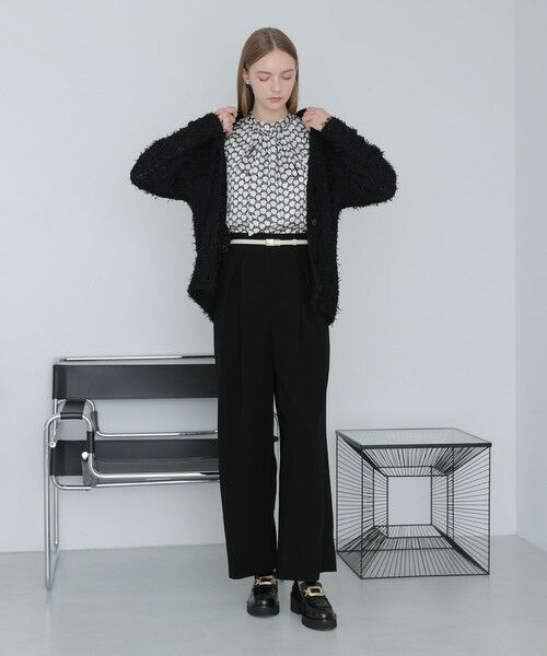ANAYI / アナイ カーディガン・ボレロ | チュールシャギーVネックカーディガン | 詳細13