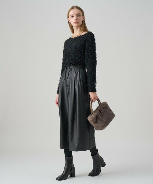 ANAYI / アナイ ニット・セーター | チュールシャギーオフショルダー プルオーバー | 詳細15