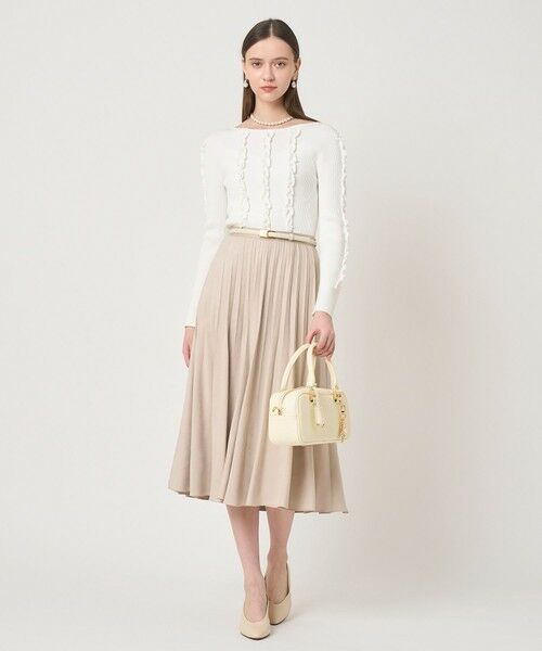 ANAYI / アナイ ロング・マキシ丈スカート | フェイクスエードプリーツスカート | 詳細6