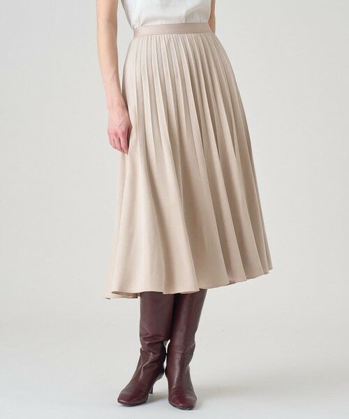ANAYI / アナイ ロング・マキシ丈スカート | フェイクスエードプリーツスカート | 詳細12