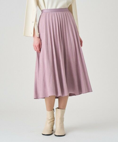 ANAYI / アナイ ロング・マキシ丈スカート | フェイクスエードプリーツスカート | 詳細18