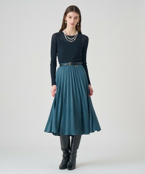 ANAYI / アナイ ロング・マキシ丈スカート | フェイクスエードプリーツスカート | 詳細27