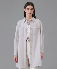 ANAYI / アナイ ミニ丈・ひざ丈ワンピース | 圧縮スムースポケットミニ ワンピース