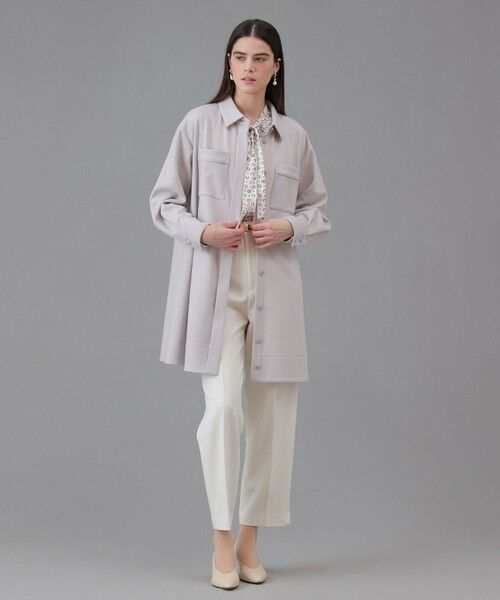 ANAYI / アナイ ミニ丈・ひざ丈ワンピース | 圧縮スムースポケットミニ ワンピース | 詳細5