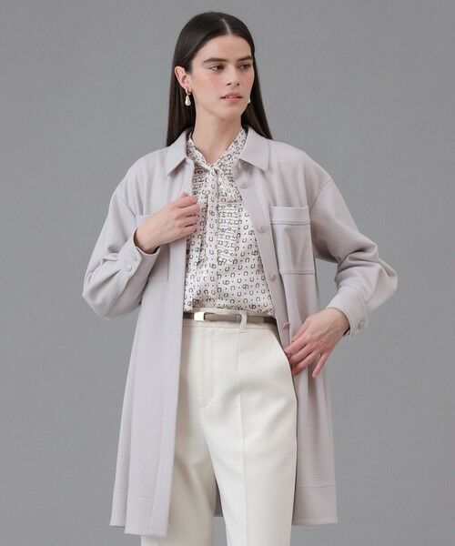 ANAYI / アナイ ミニ丈・ひざ丈ワンピース | 圧縮スムースポケットミニ ワンピース | 詳細1