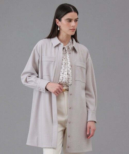 ANAYI / アナイ ミニ丈・ひざ丈ワンピース | 圧縮スムースポケットミニ ワンピース | 詳細2