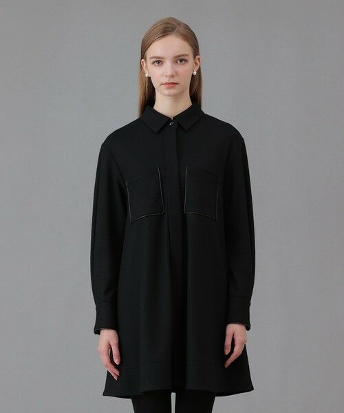 ANAYI / アナイ ミニ丈・ひざ丈ワンピース | 圧縮スムースポケットミニ ワンピース | 詳細14