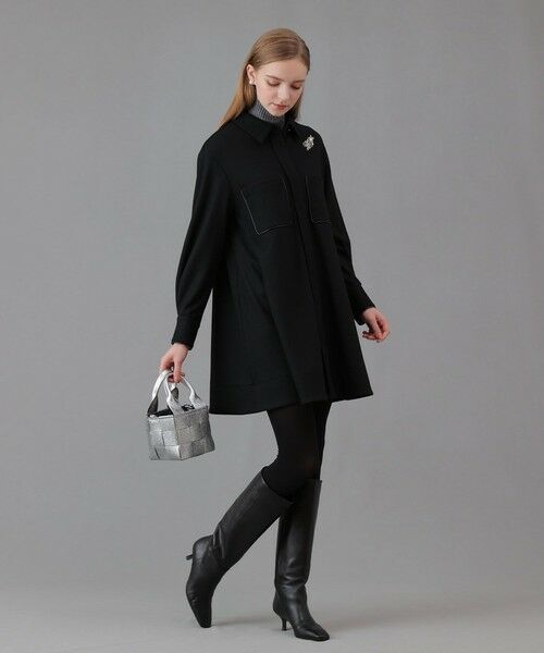 ANAYI / アナイ ミニ丈・ひざ丈ワンピース | 圧縮スムースポケットミニ ワンピース | 詳細18