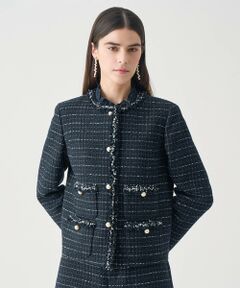 ANAYI / アナイ ノーカラージャケット | 【Eternal Line 2026】プレイドツイードノーカラー ジャケット