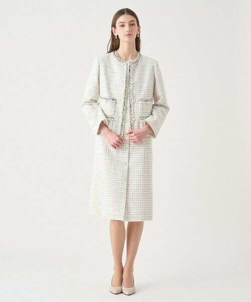 ANAYI / アナイ ノーカラージャケット | 【Eternal Line 2026】プレイドツイードノーカラー ジャケット | 詳細4