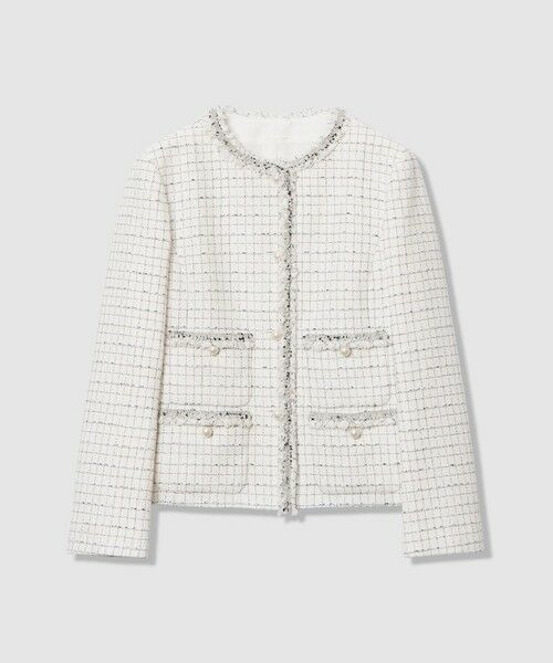 ANAYI / アナイ ノーカラージャケット | 【Eternal Line 2026】プレイドツイードノーカラー ジャケット | 詳細5