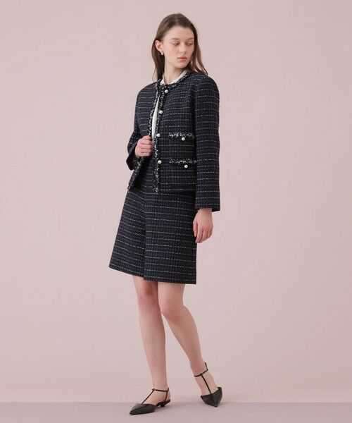 ANAYI / アナイ ノーカラージャケット | 【Eternal Line 2026】プレイドツイードノーカラー ジャケット | 詳細20