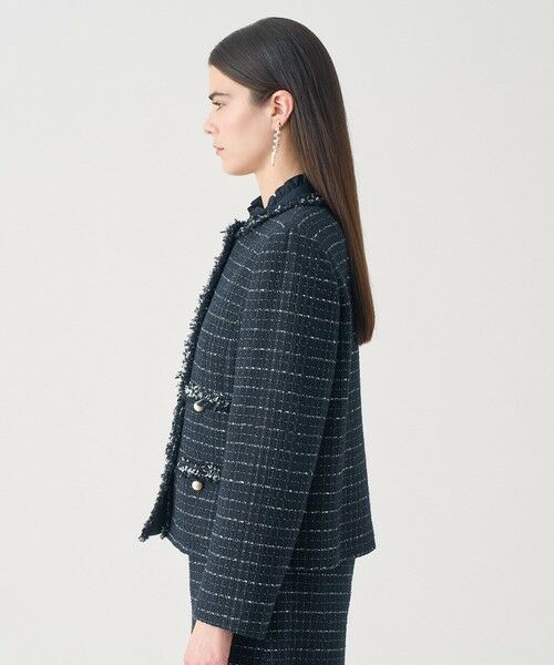 ANAYI / アナイ ノーカラージャケット | 【Eternal Line 2026】プレイドツイードノーカラー ジャケット | 詳細10