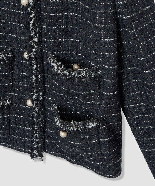 ANAYI / アナイ ノーカラージャケット | 【Eternal Line 2026】プレイドツイードノーカラー ジャケット | 詳細20