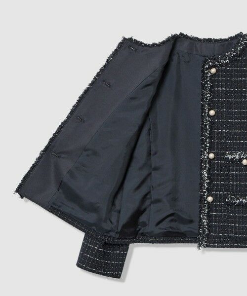 ANAYI / アナイ ノーカラージャケット | 【Eternal Line 2026】プレイドツイードノーカラー ジャケット | 詳細23